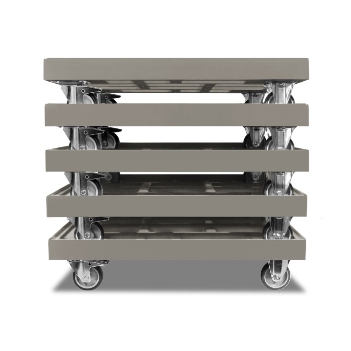 KISTENROLLER TWIN 800x600 RAL 7037 grau