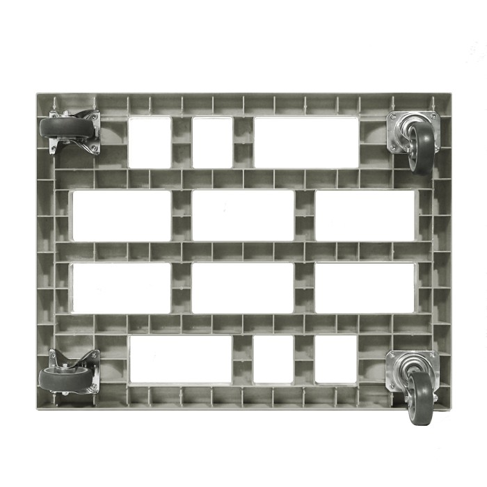 KISTENROLLER TWIN 800x600 RAL 7037 grau