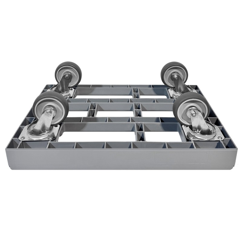 KISTENROLLER EASY 600x400 RAL 7037 grau