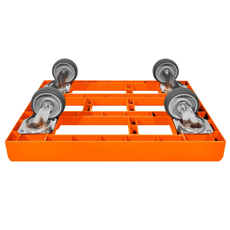 KISTENROLLER EASY 600x400 RAL 2004 orange