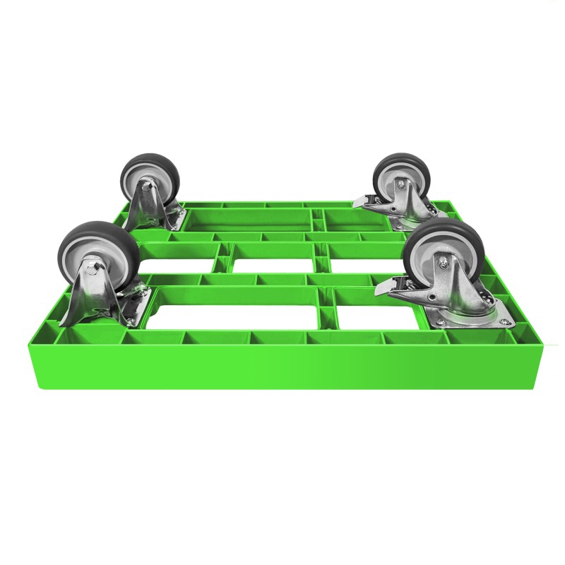 KISTENROLLER EASY 600x400 RAL 6018 grün