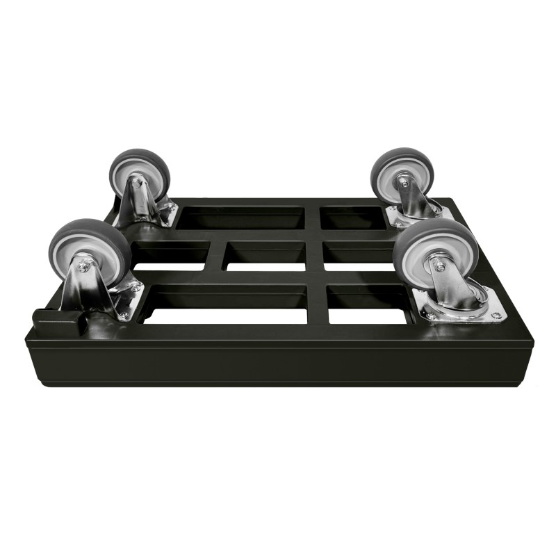 KISTENROLLER PRO 600x400 RAL 9004 schwarz