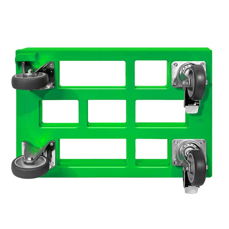 KISTENROLLER PRO 600x400 RAL 6018 grün