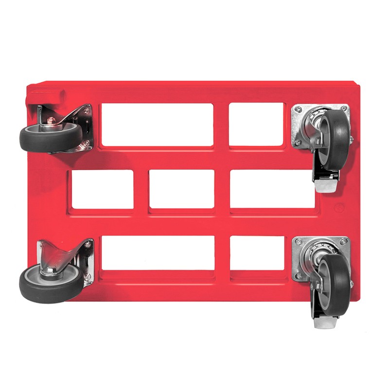 KISTENROLLER PRO 600x400 RAL 3000 rot