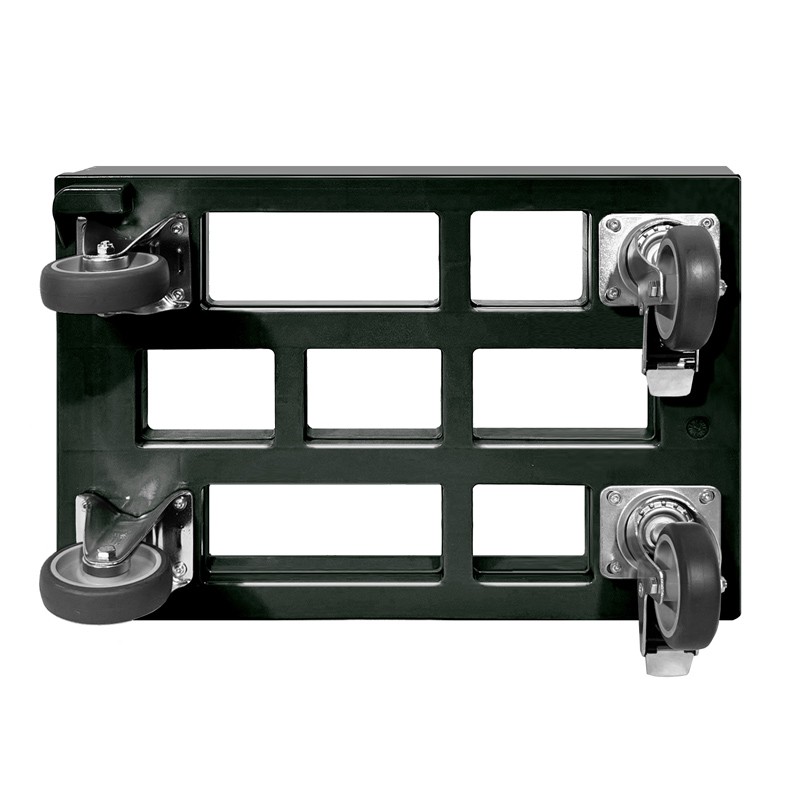 KISTENROLLER PRO 600x400 RAL 9004 schwarz