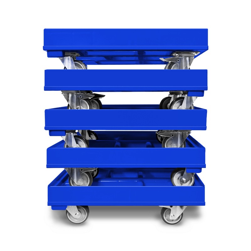 KISTENROLLER PRO 600x400 RAL 5010 enzianblau