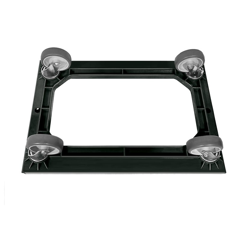 KISTENROLLER LIGHT 600x400 RAL 9004 schwarz