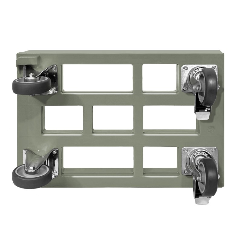 KISTENROLLER PRO 600x400 RAL 7037 grau