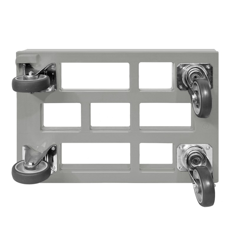 KISTENROLLER PRO 600x400 RAL 7037 grau