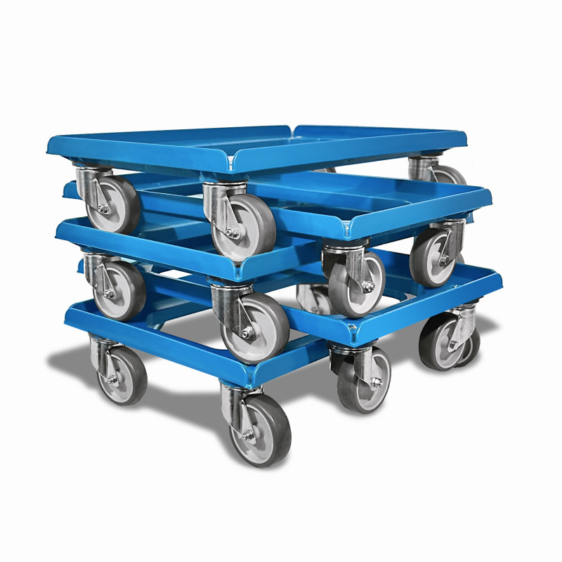 KISTENROLLER LIGHT 600x400 RAL 5012 lichtblau