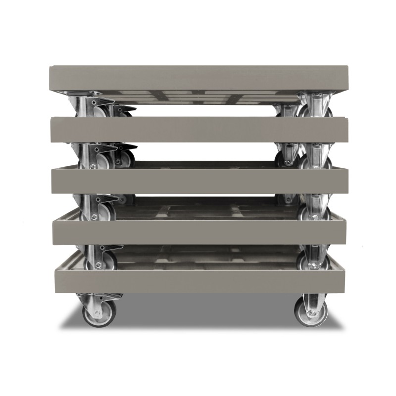 KISTENROLLER TWIN 800x600 RAL 7037 grau