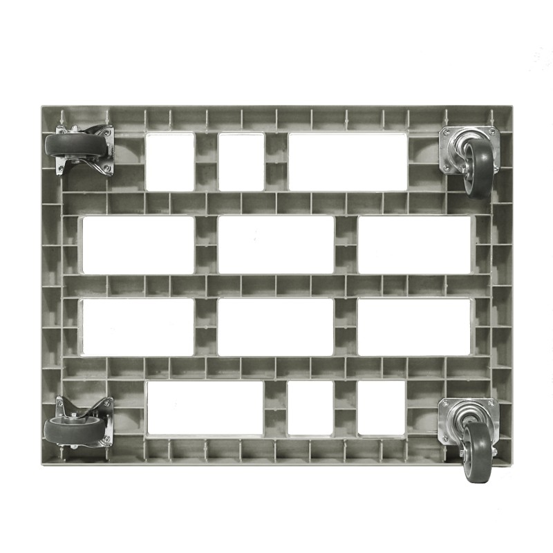 KISTENROLLER TWIN 800x600 RAL 7037 grau