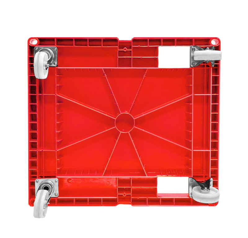 ROLLPLATTE 820x715 RAL 3000 rot